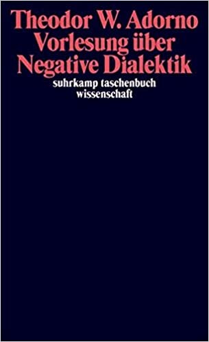 Vorlesung über Negative Dialektik