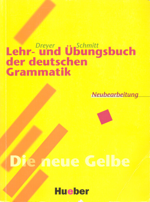 Lehr- und Übungsbuch der deutschen Grammatik