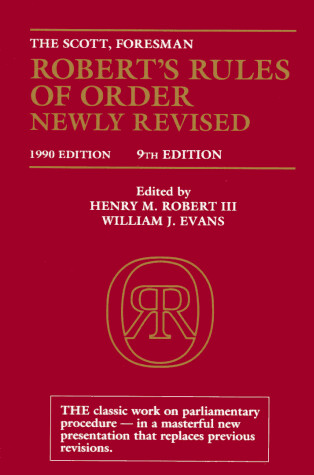 The Scott, Foresman Robert's rules of order