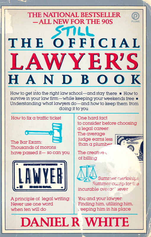 Still the official lawyer's handbook