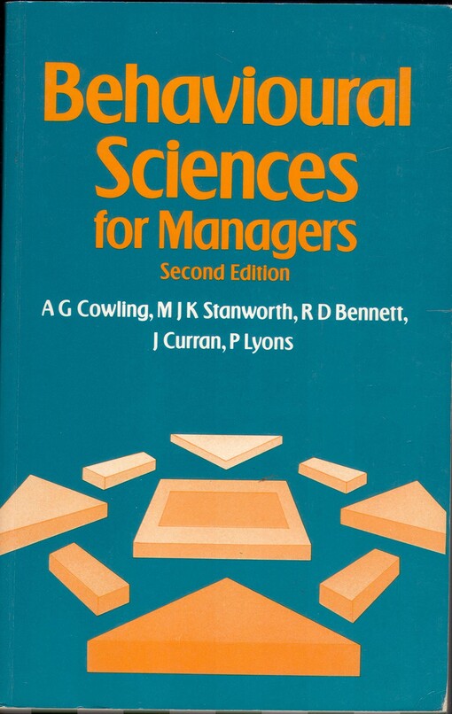 Behavioural sciences for managers