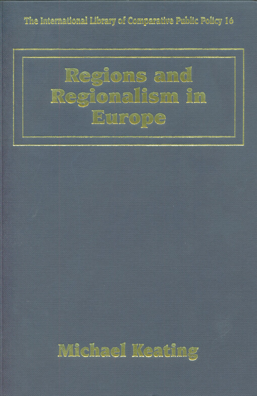 Regions and regionalism in Europe