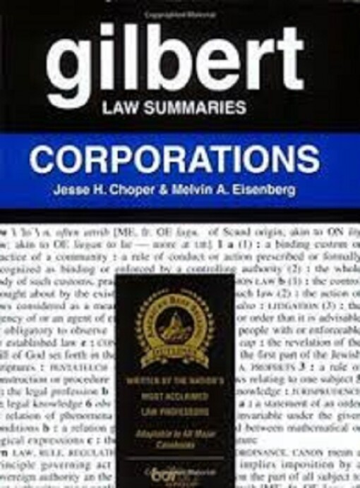 Gilbert Law Summaries: Corporations