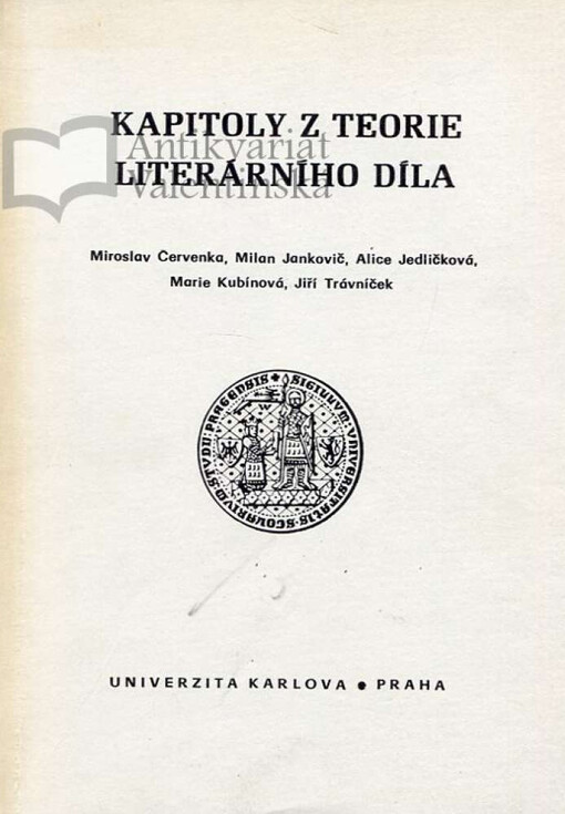 Kapitoly z teorie literárního díla