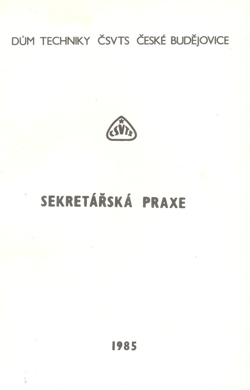 Sekretářská praxe