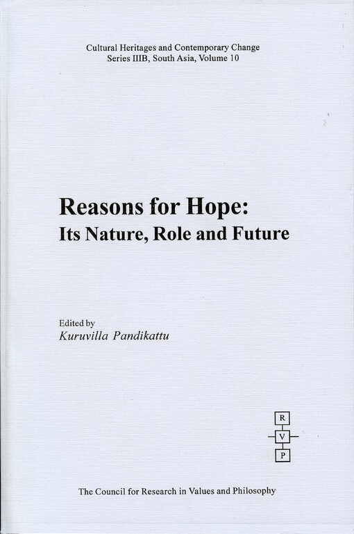 Reasons for Hope: Its Nature, Role, and Future, (Ser. IIIB Vol. 10)