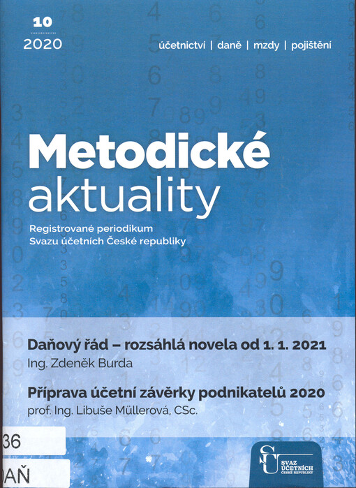 Daňový řád - rozsáhlá novela od 1.1.2021