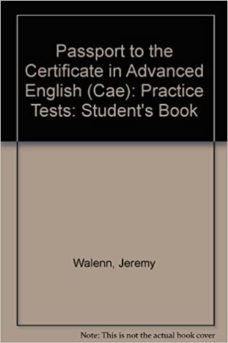 Passport to Cambridge certificate in advanced English : student's book