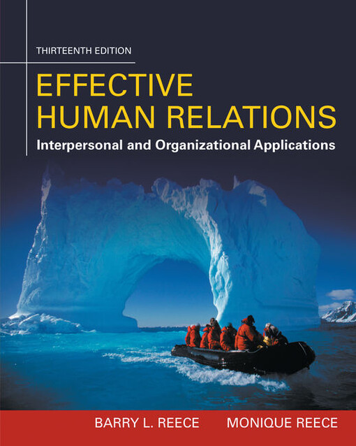 Effective human relations in organizations