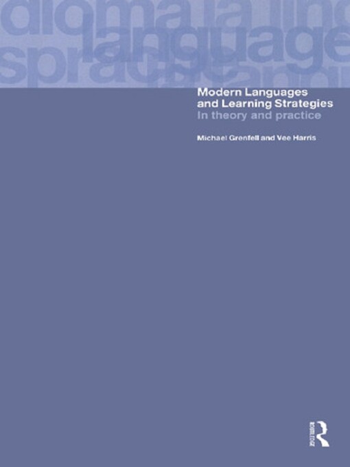 Modern Languages and Learning Strategies: In Theory and Practice