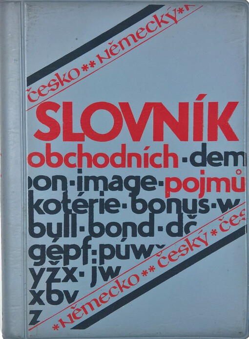 Česko-německý a německo-český slovník obchodních pojmů