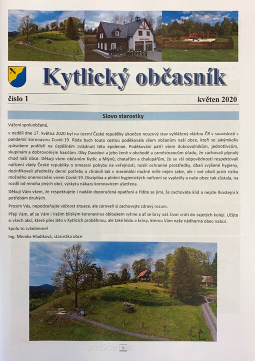 Kytlický občasník : nepravidelný informační zpravodaj pro obyvatele Kytlic a Mlýnů