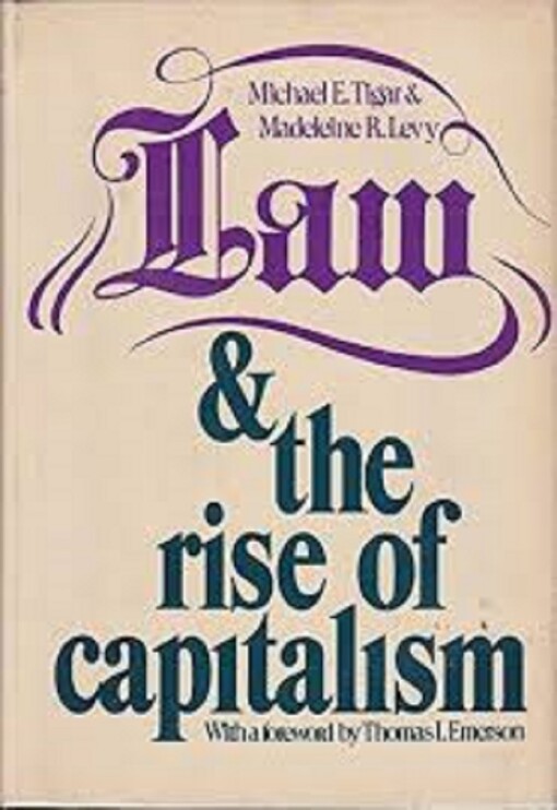 Law and rise of capitalism