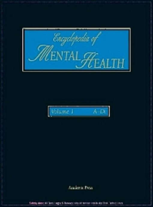 Encyclopedia of Mental Health, Three-Volume Set: Encyclopedia of Mental Health, Vol. 1: A-Di