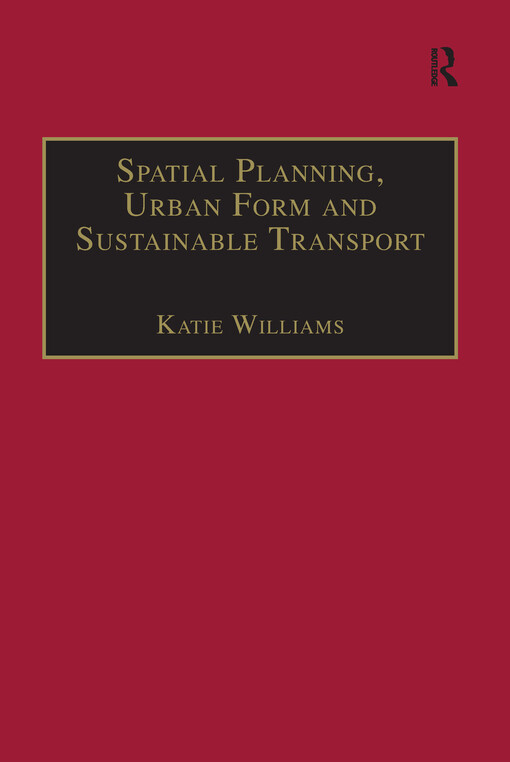 Spatial planning, urban form, and sustainable transport