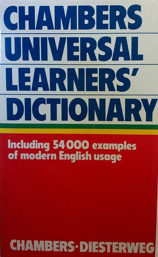Chambers Universal Learners' Dictionary