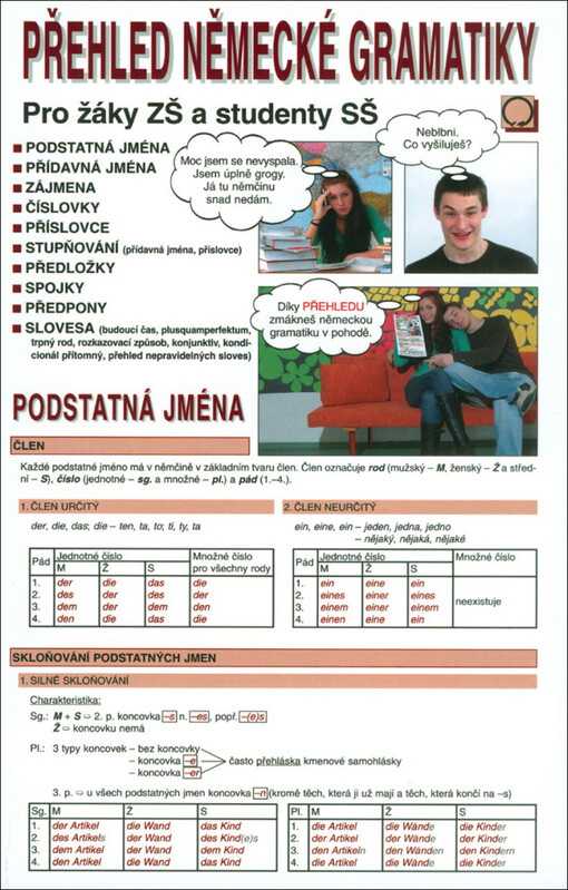 Přehled německé gramatiky : pro žáky ZŠ a studenty SŠ