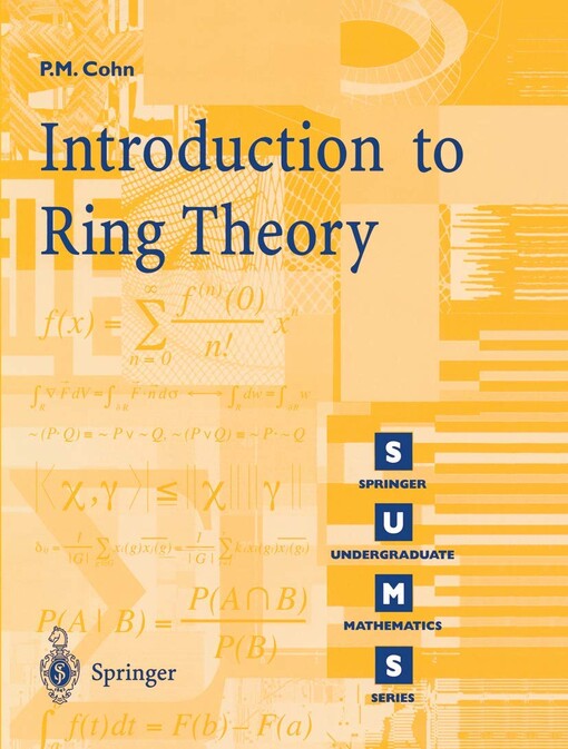 An introduction to ring theory