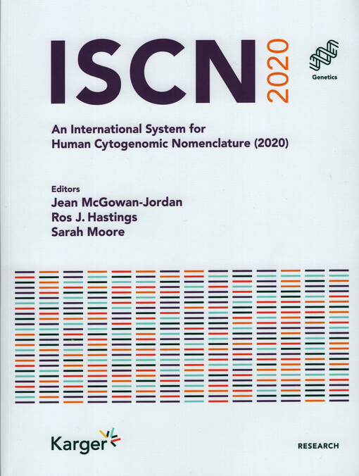 ISCN 2020 : an international system for human cytogenomic nomenclature (2020)