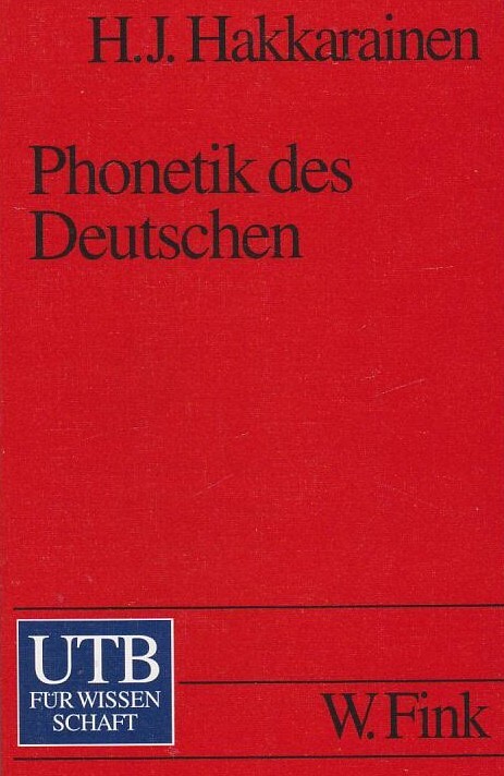 Phonetik des Deutschen.