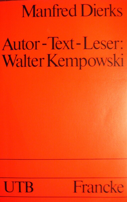 Autor Text Leser