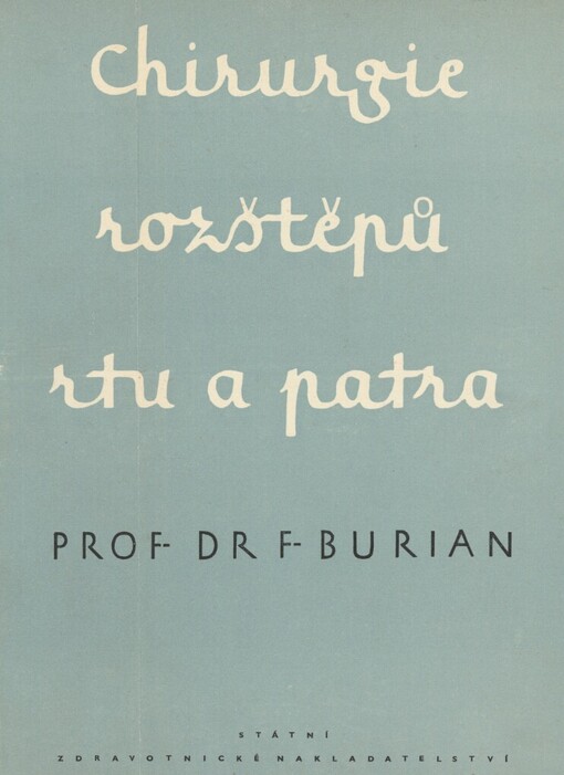Chirurgie rozštěpů rtu a patra