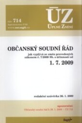 Občanský soudní řád : jak vyplývá ze změn provedených zákonem č. 7/2009 Sb. s účinností od 1.7.2009