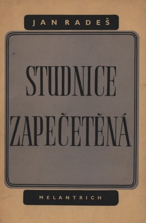 Studnice zapečetěná: kniha povídek