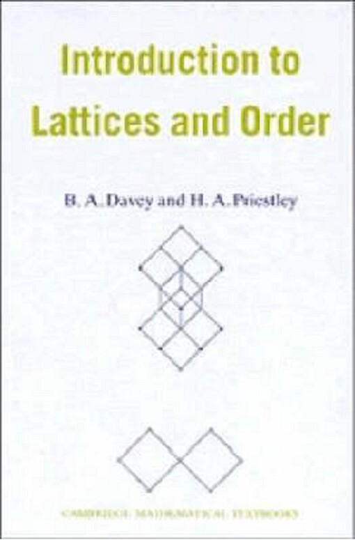 Introduction to Lattices and Order