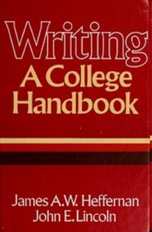 Writing, a college handbook