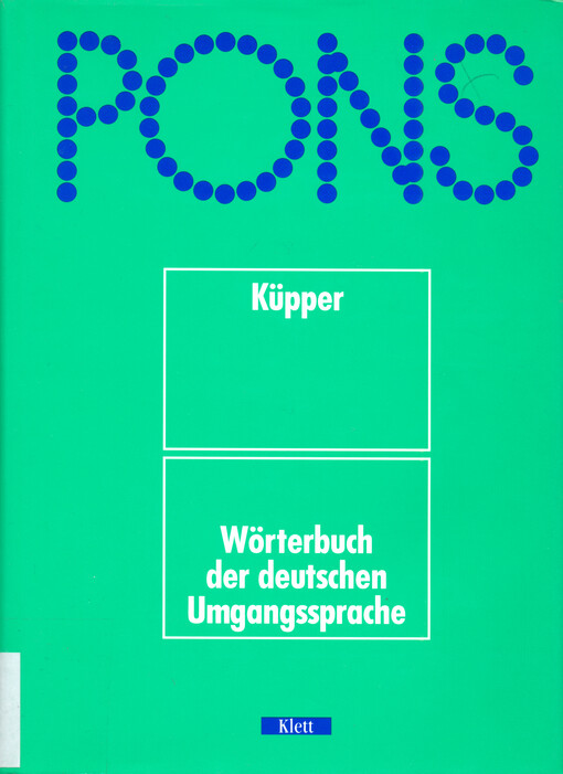 Wörterbuch der deutschen Umgangssprache