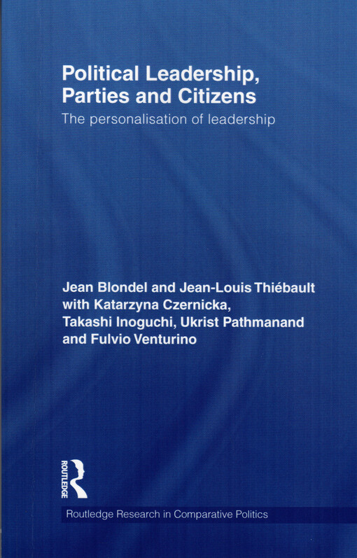 Political leadership, parties and citizens : the personalisation of leadership