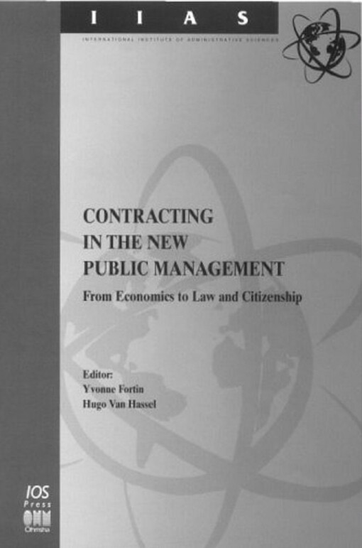 Contracting in the New Public Management (International Institute of Administrative Sciences Monographs, Vol. 12)
