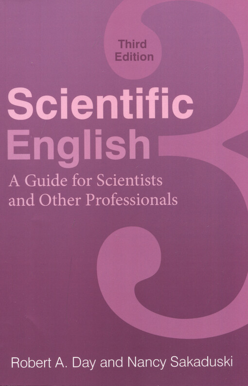 Scientific english : a guide for scientists and other professionals