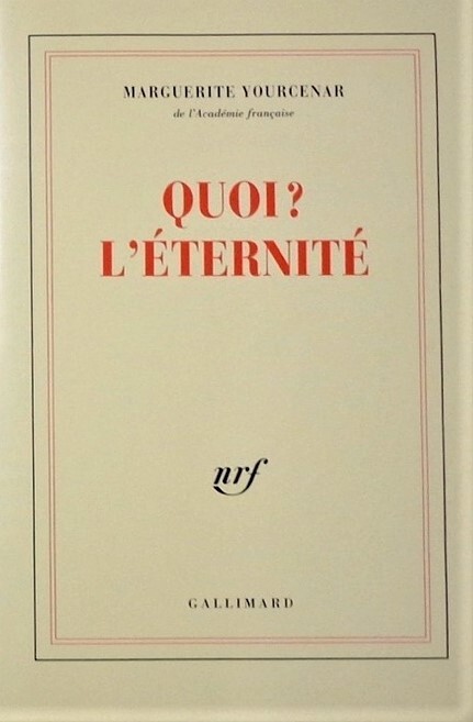 Le labyrinthe du monde. III, Quoi? L'éternité