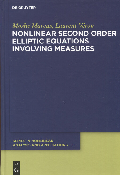 Nonlinear second order elliptic equations involving measures