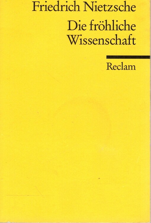 Die Fröhliche Wissenschaft