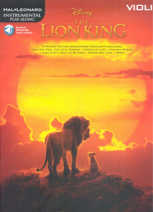 The Lion King : Instrumental Play-Along : violin