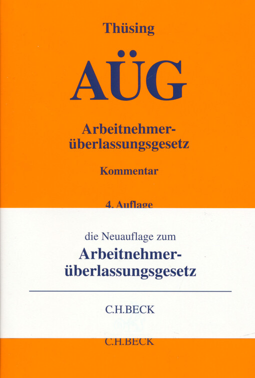 Arbeitnehmerüberlassungsgesetz : Kommentar
