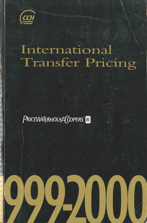International transfer pricing : 1999-2000