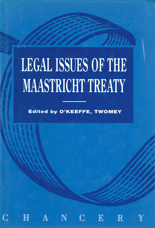 Legal issues of the Maastricht Treaty