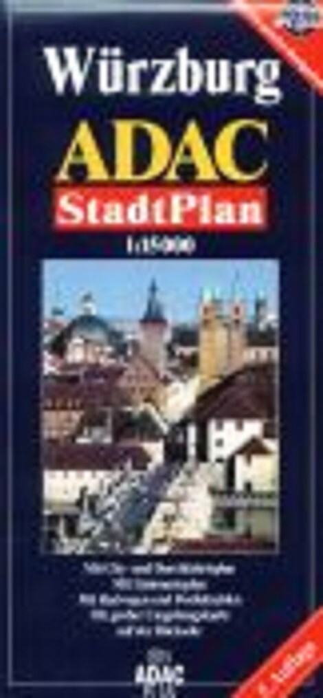 ADAC Stadtpläne, Würzburg: mit Estenfeld, Gerbrunn, Höchberg, Veitshöchheim und Zell am Main. Mit City- und Durchfahrtsplan. Mit Postleitzahlen. Mit groÃ?er Umgebungskarte
