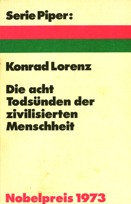 Die acht Todsünden der zivilisierten Menschheit
