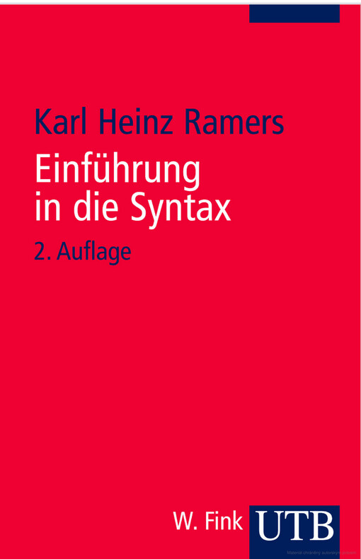 Einführung in die Syntax