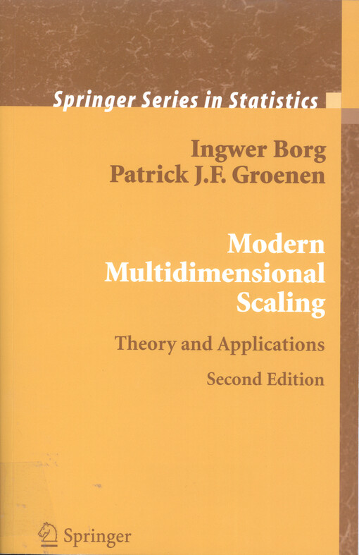 Modern multidimensional scaling : theory and applications