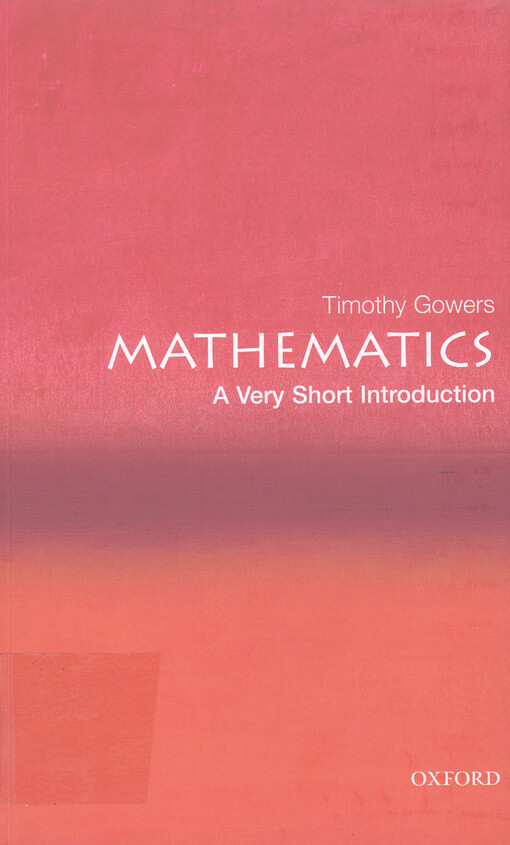 Mathematics : a very short introduction