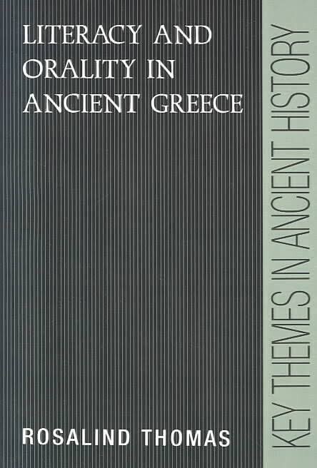 Literacy and orality in ancient Greece