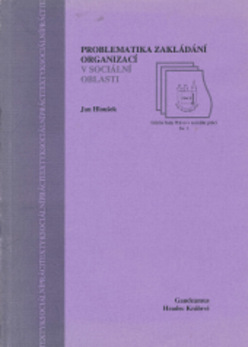 Problematika zakládání organizací v sociální oblasti
