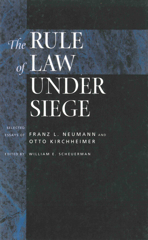 The rule of law under siege