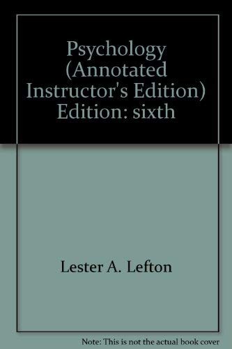 Psychology, Annotated Instructor's Edition